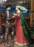 John William Waterhouse, Tristan and Isolde with the Potion